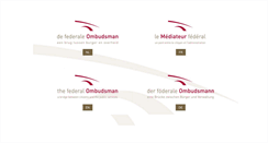 Desktop Screenshot of mediateurfederal.be