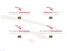 Tablet Screenshot of mediateurfederal.be